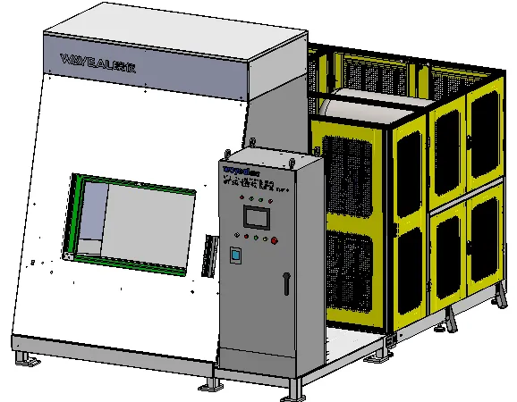 SFZ-344 vacuum chamber helium leak detection system for sealed components