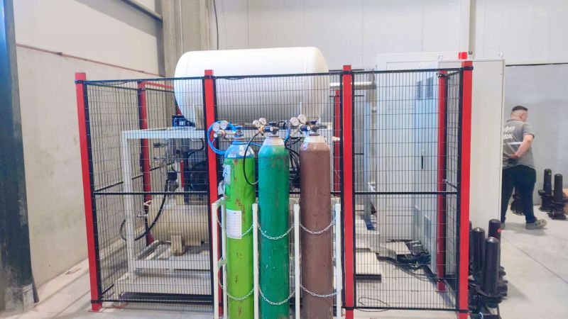 Wayeal vacuum chamber leak detection machine details for Beta Enerji delivery